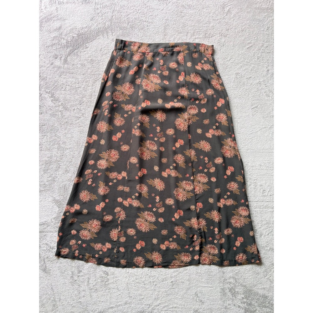 Vintage Taryn De Chellis Maxi Skirt Large Floral 90s Y2K Grunge Whimsigoth Boho